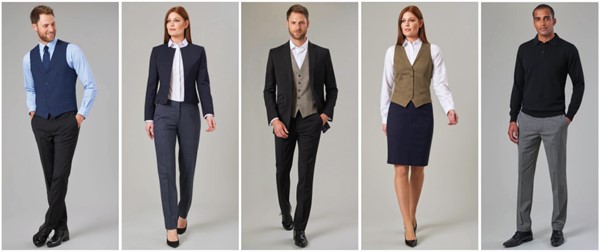 Brook Taverner branded hospitality uniform from Aspect